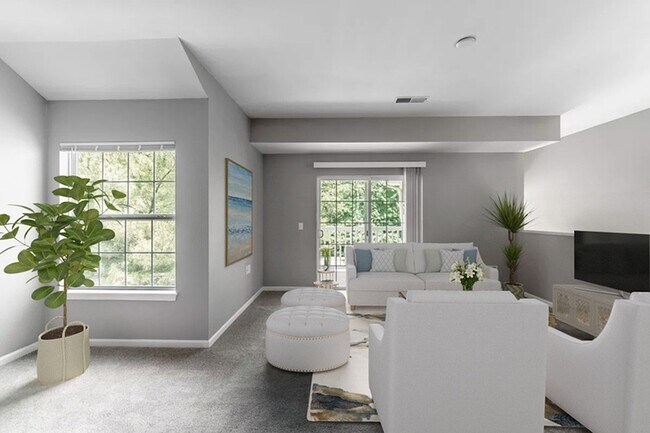 Sala de estar en los apartamentos 43 North - 43 North