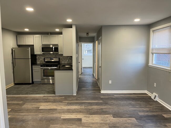 Kitchen & Living Room - 7038 Valley Ave Townhome