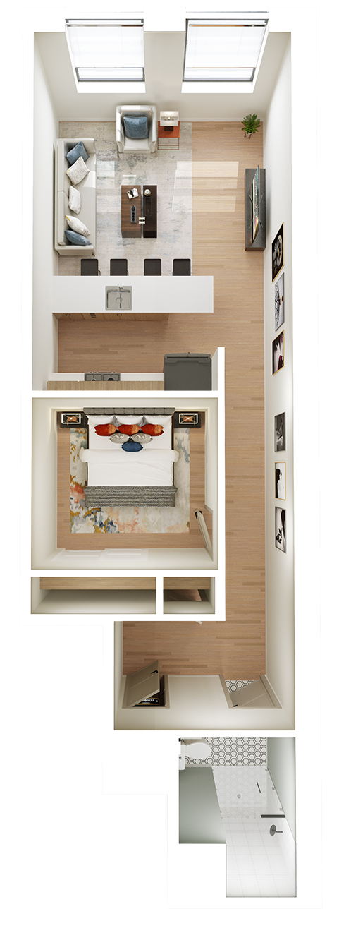 Innovation Landing – 1 Bed 1 Bath C