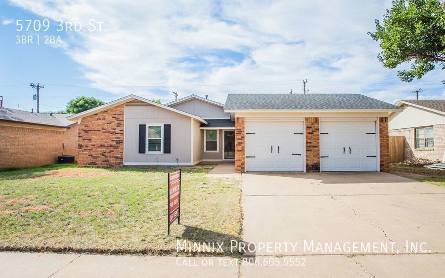 5709 3rd St. House for Rent in Lubbock, TX