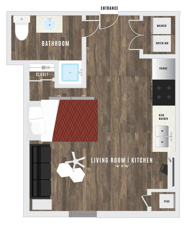 The Estudio (la Ley para Personas con Discapacidades (ADA) - 409 ft² - Atmosphere