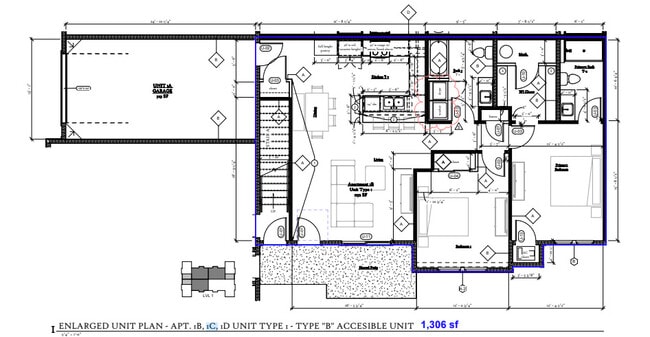 Lower Floor Plan - Marshview Apartments