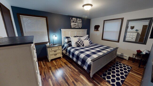 Bedroom with laundry first floor unit 1. - 1700 9th St