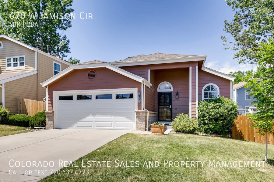670 W Jamison Cir, Littleton, CO 80120 House Rental in Littleton, CO