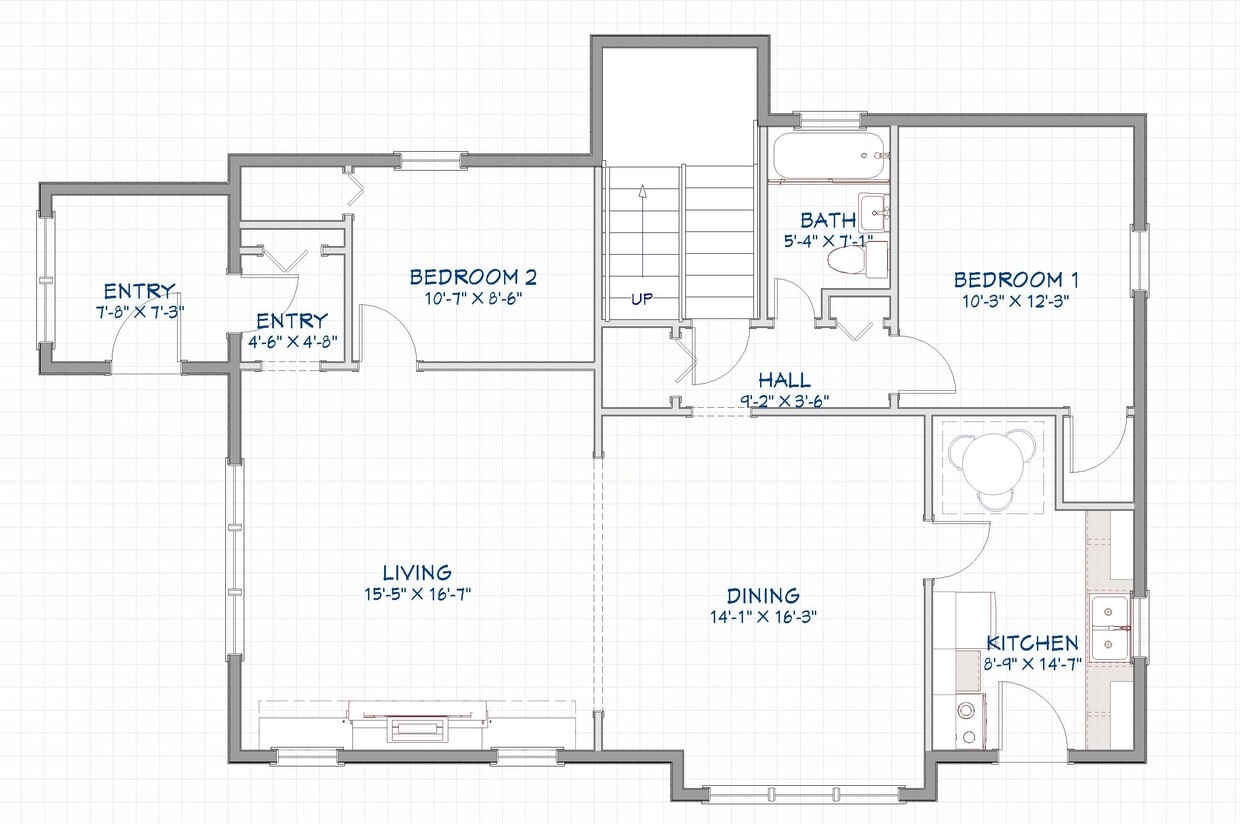 Plano de planta - 126 3rd St S