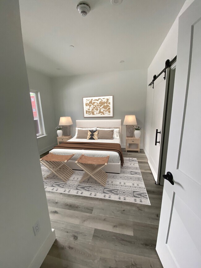 Dormitorio n.° 1 decorado virtualmente - 1704 W Lincoln St