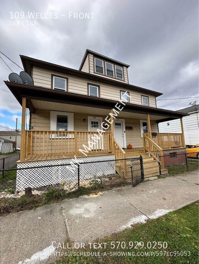 109 Welles St, Nanticoke, PA 18634 Townhome Rentals in Nanticoke PA