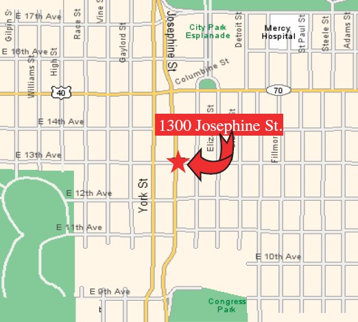 Location Map - 1300 Josephine St