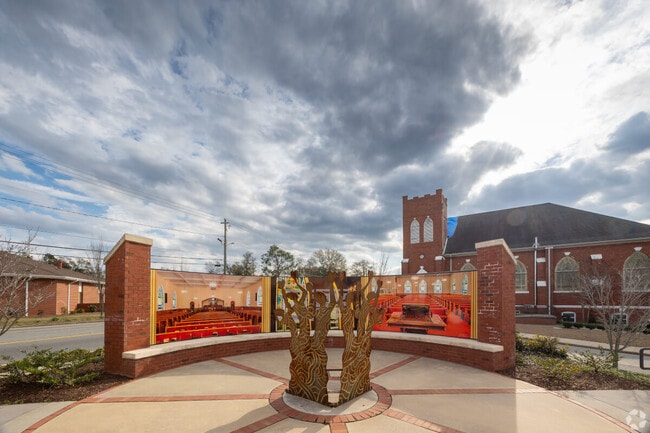 The Martin Luther King Memorial sits at the heart of Dublin.