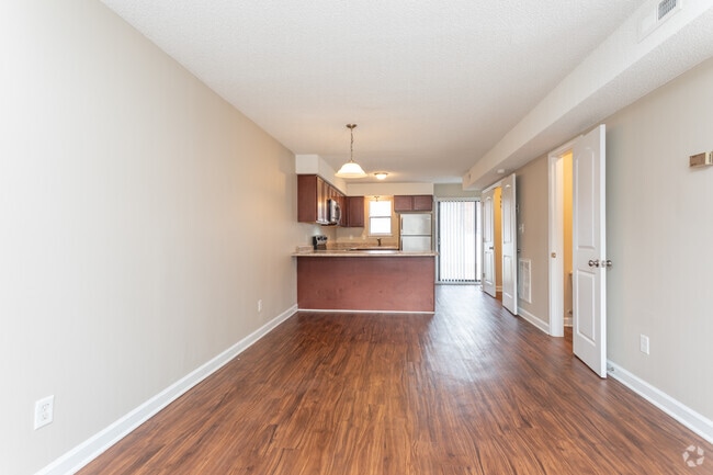 2BR, 2.5BA - Living Area - Cedar Court