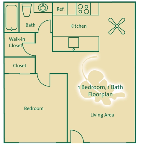 Plano de planta - Parkside Terrace