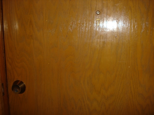 front door to apt - 604 Bowery St
