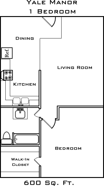 2HAB/1BA - Yale Manor Apartments