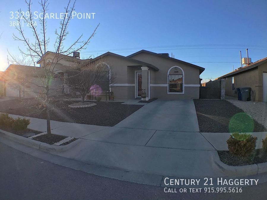 3329 Scarlet Point Dr, El Paso, TX 79938 House Rental in El Paso, TX