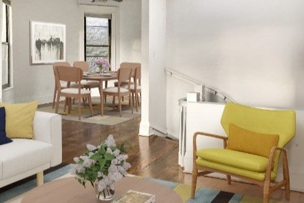 Living Room and Dining Room - 3536 N Reta Ave