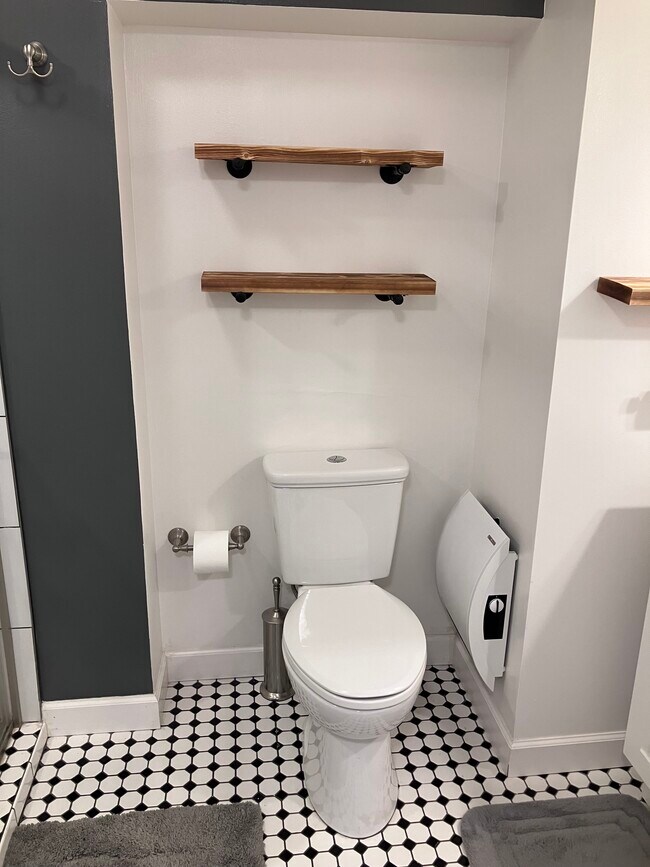 Wall mounted heater in the bathroom - 2021 W Richwoods Blvd