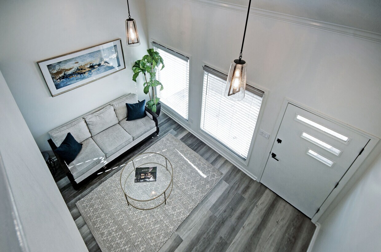 Loft View of the Living Area - 3308 Northview Dr