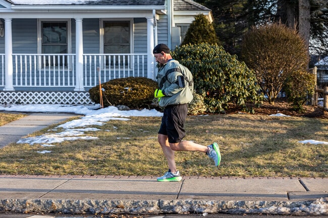 With plenty of sidewalks, Plainville is a great town for joggers.