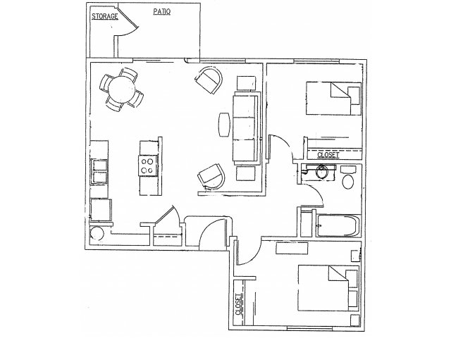 2BR/1BA - Virginia Station Apartments