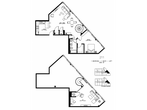 1 Bed 1 Bath/Den - 1283