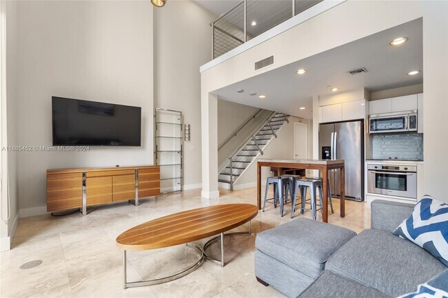 Loft de sala de estar - 1050 Brickell Ave