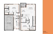 2 Bedroom, 2 Bathroom, 989 SQFT