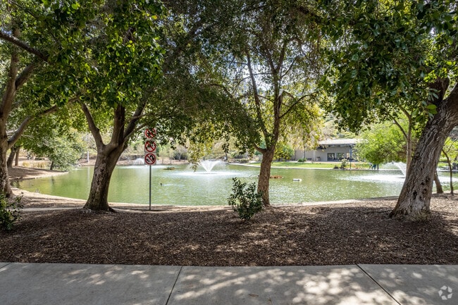 Mary Vagle Park is located in Fontana, CA. with a small pond to observe.