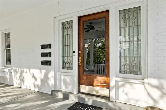 Front Door to Unit 1 - 1118 Colquitt Ave NE