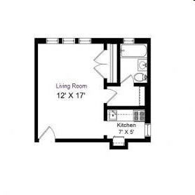 Studio - 5123-5135 S University Ave