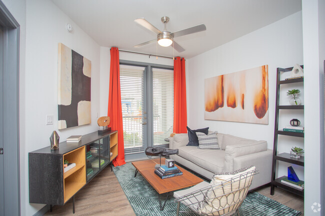 1BR, 1BA - 653SF - A1 - The Jane at Preston Trail