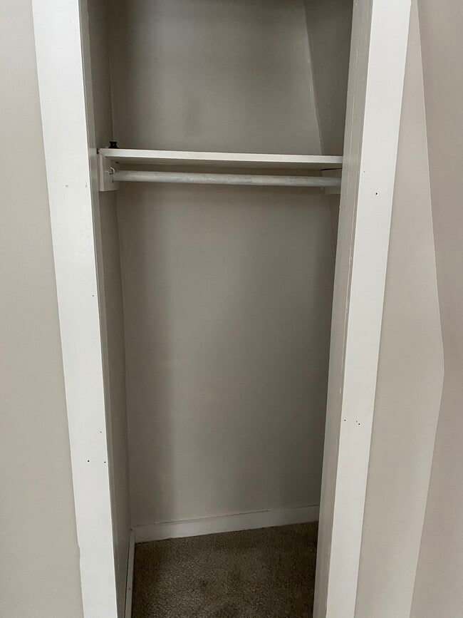 second bedroom closet - 7628 Currier Rd