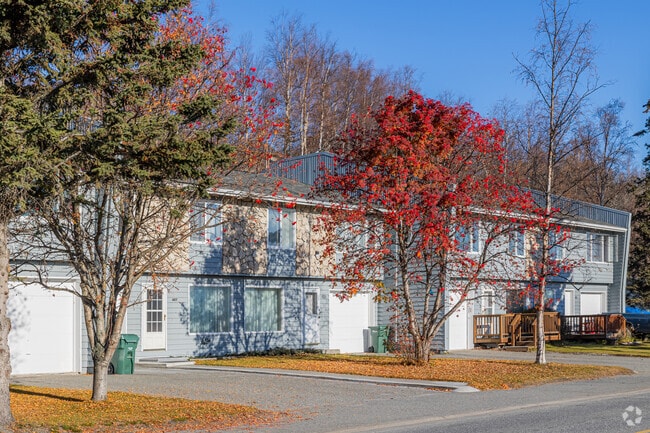 Some multifamily apartments and townhomes are spread along Wasilla's downtown.