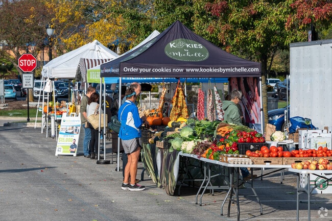 Residents are shopping for fresh produce at Elk Grove Village Farmers Market.