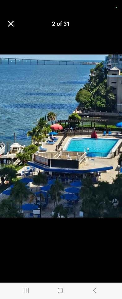 VIEW FROM BEDROOM - 801 Brickell Bay Dr