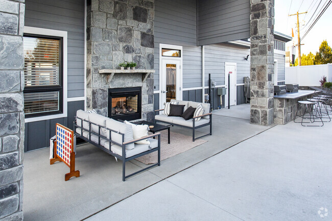 Exterior Lounge and Games - Cameo Flats