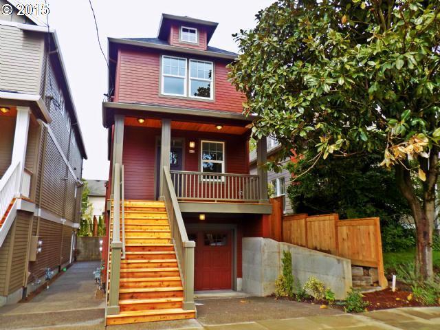 Front view of Main house where owners live - 443 NE GRAHAM ST