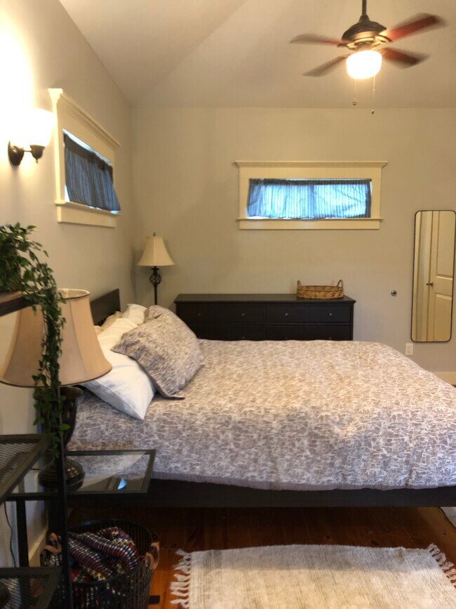 Queen bed and dresser - 606 E 12th 1/2 St