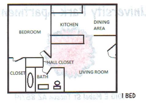 Floorplan - University Park Apartments