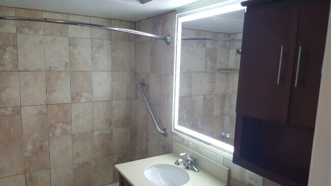 LED Lighting mirror with defogger - 5925 W 35th St