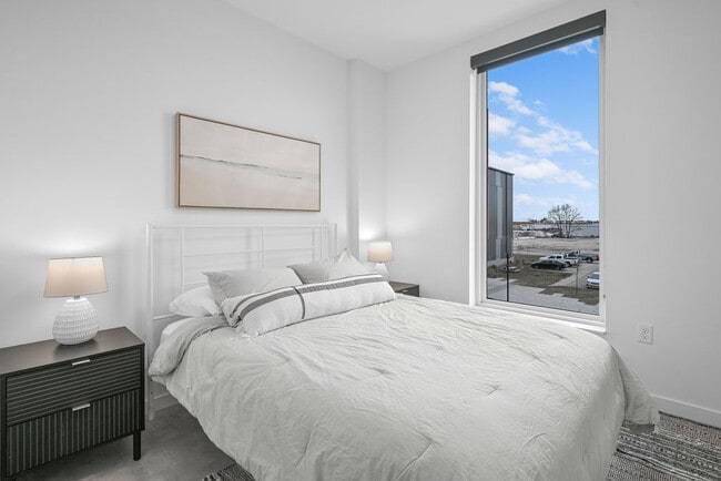 Furnished Bedroom - The Common Place Apartments