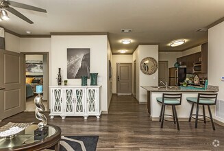 2BR, 2BA - 1125SF  Living Room & Kitchen - Tacara at Westover Hills