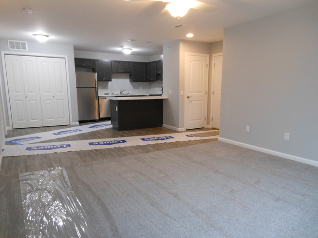 1BD Living room & kitchen - Ash Grove