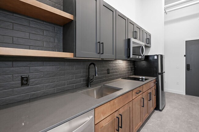 Cocina modelo estudio S3 - Urbane424 Apartments