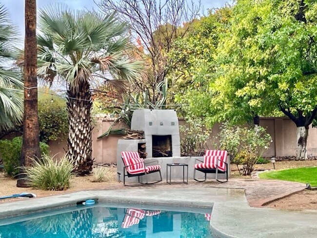 Outside Fireplace - 5846 E Cochise Rd
