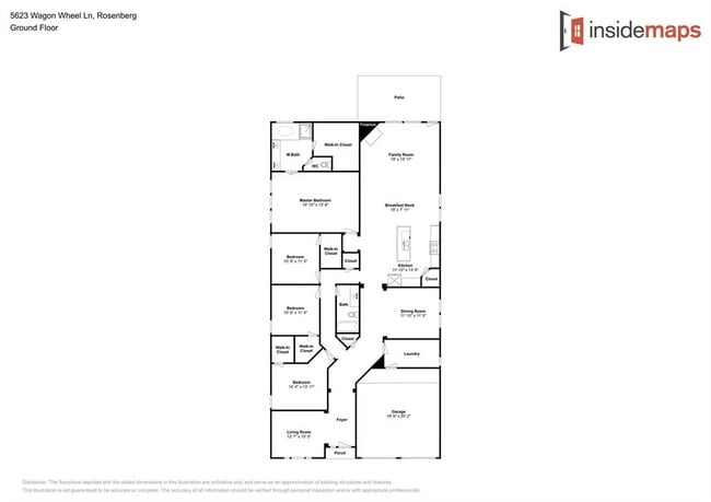FLOOR PLAN - 5623 Wagon Wheel Ln