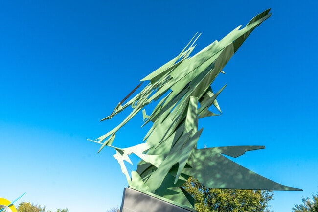 Visit the Statue of Liberty sculpture in North Keller to see this abstract work of art.