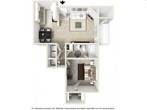 Two bdrm/two bath