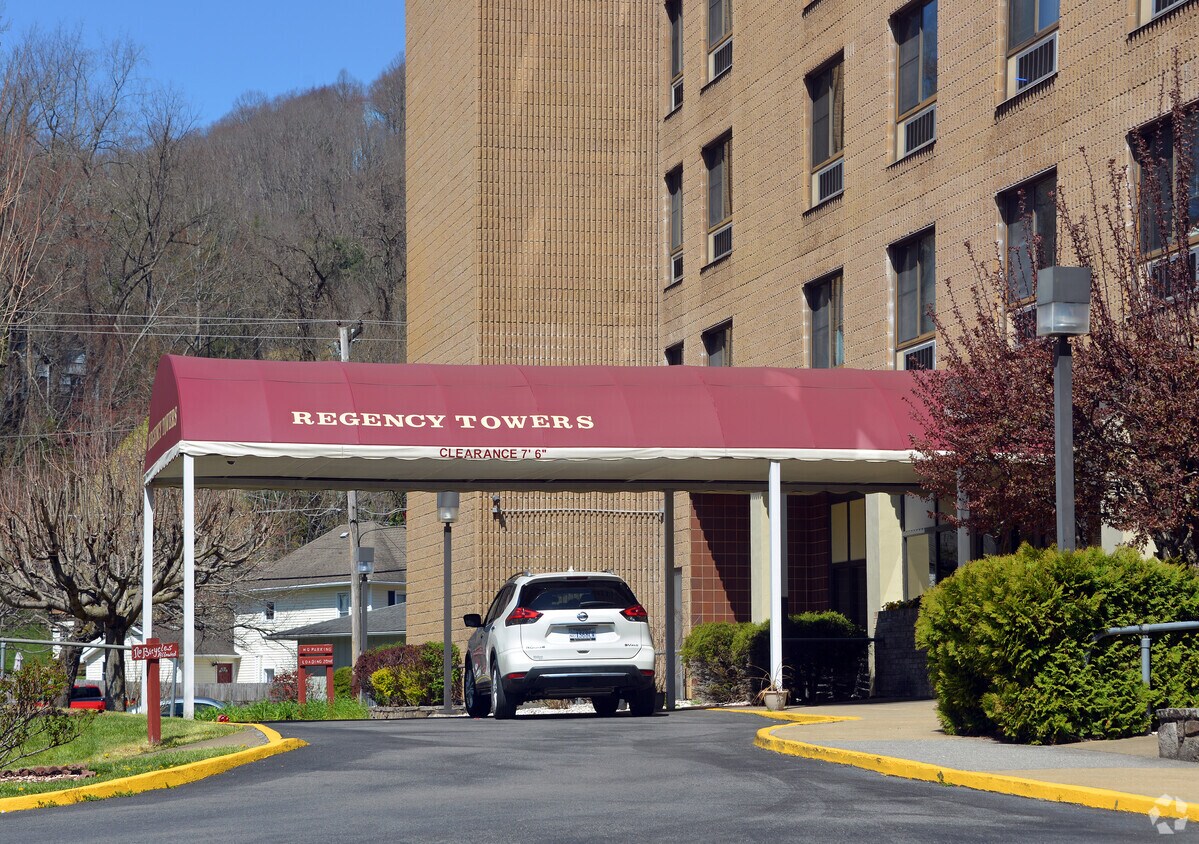 View from the southeast - Regency Towers