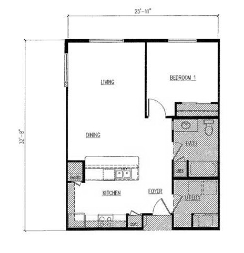 1BR/1BA - Madison Gardens Senior Community