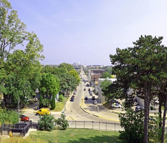 The view from North Avenue